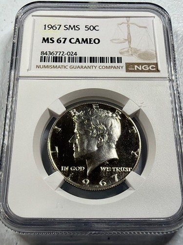 1967 kennedy mezzo dollaro - us,