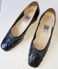 scarpe da passeggio donna Brend Italia n. 38 traforate con tacco 5 cm usate poco