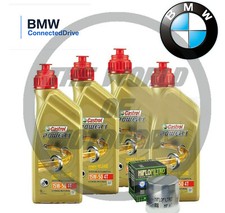 KIT/TAGLIANDO 4 L CASTROL POWER 1 15W50 FILTRO OLIO PER BMW R 1150 R 2001 2002