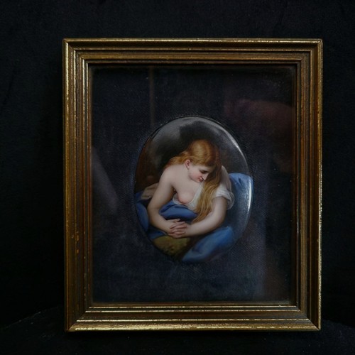 Antico ritratto porcellana - antico, su