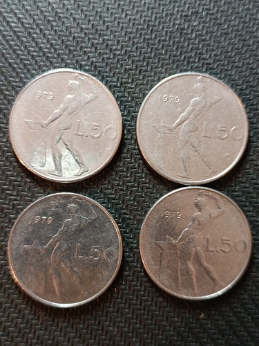 Moneta lire vulcano 1979 - moneta, 50