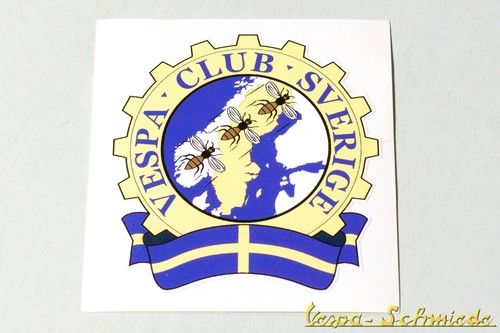 Adesivo decorativo vespa club - adesivo, "vespa