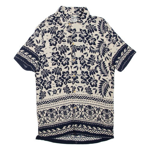Camicia hawaiana beige - camicia,