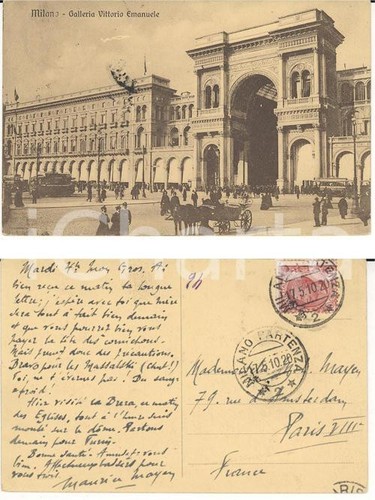 1910 milano galleria - 1910,