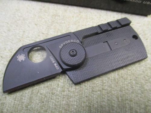 Spyderco dog tag folder - spyderco,