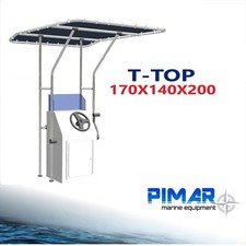 BEST PRINCE T-TOP ALLUMINIO TUBOLARI DA 32mm BARCA OPEN GOMMONE NAUTICA