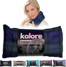 Termoforo Cervicale E Spalle - Cuscino Riscaldante per Microonde Con Cinghia - T