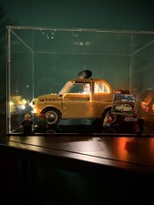 LEGO Fiat 500 10271 - Completo di Scatola e Istruzioni + Luci e Teca Plexiglass