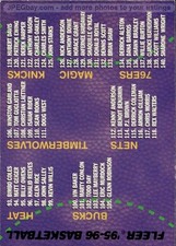 card NBA # 269 Basketball 95-96 Fleer