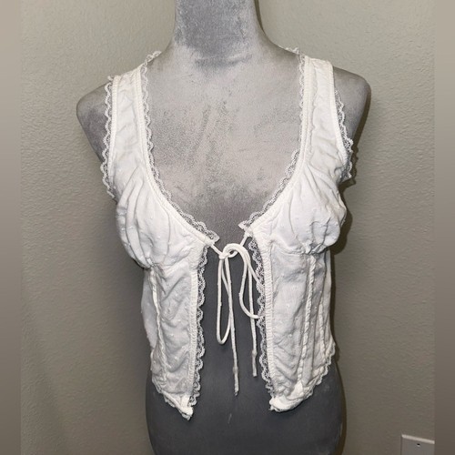 Crop top princess polly - top, bianco