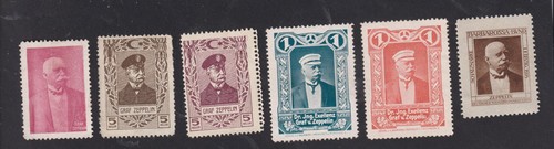 Lot vignettes graf - graf, zeppelin