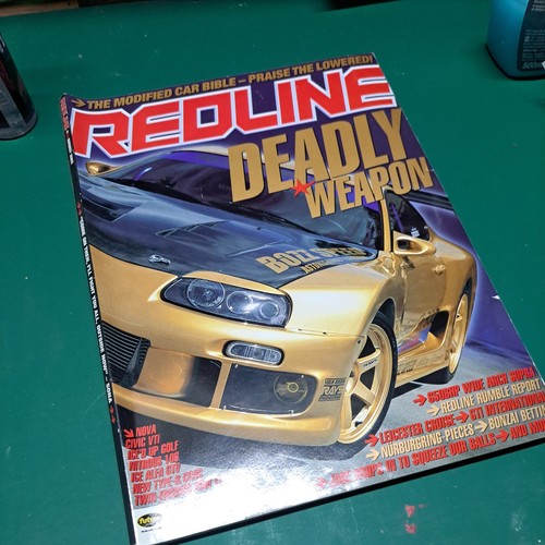 Vintage redline magazine aug - redline,