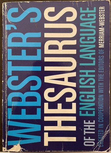 Webster thesaurus the - webster's,