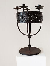 CANDELIERI IN FERRO BATTUTO DESIGN VINTAGE SCULTURA DECò