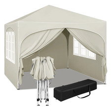 WOLTU Gazebo Pieghevole Con 4