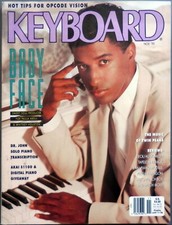 KEYBOARD Nov. 1990 -Twin Peaks - Baby Face- con disco flessibile  k0