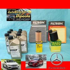 KIT TAGLIANDO MERCEDES CLASSE A W176 B W246 180 200 220 CDI 7L 5W30 +4 FILTRI