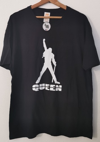 Shirt noir queen rock - t-shirt,