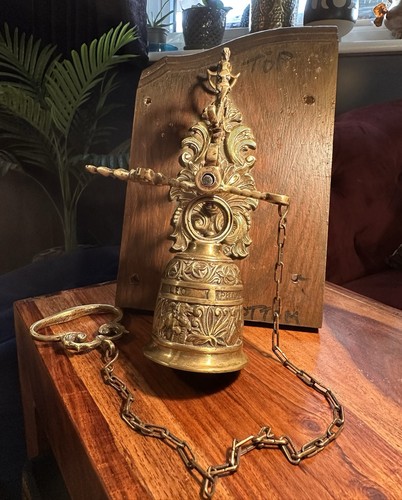 Vintage brass wall - wall, with