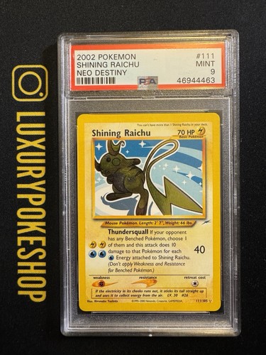 Carta card pokemon shining - carta,