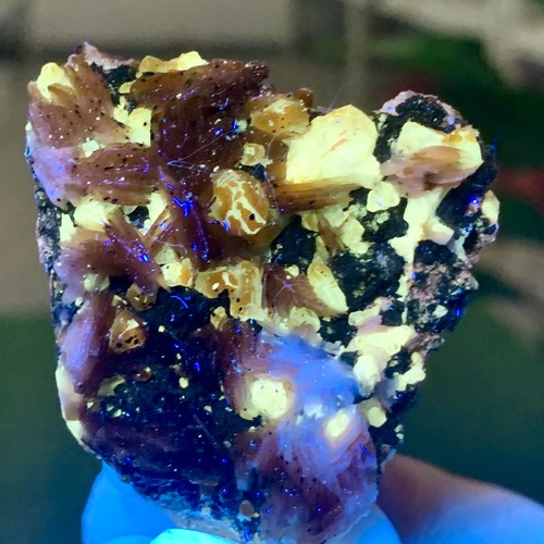 71g cerussite naturale barite - cerussite, naturale+barite