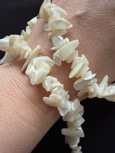 Collana vintage crema - collana,