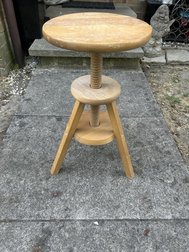Sgabello girevole vintage