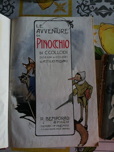 Pinocchio libro edizione - pinocchio, 1911
