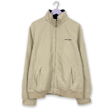 Giacca Harrington Tommy Hilfiger beige con zip - Taglia L/XL uomo