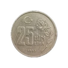 1997 collectible turkish lira - turkish,