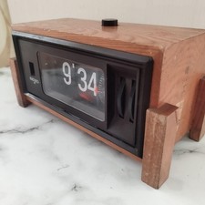 SEIKO Flip Clock Cassa Legno