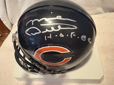 Mini casco NFL autografato
