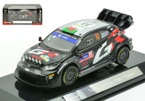 Burago toyota yaris wrc - burago, 1/43