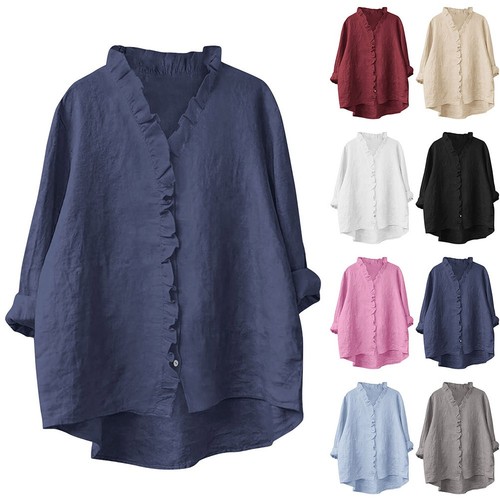 Camicia donna tinta unita