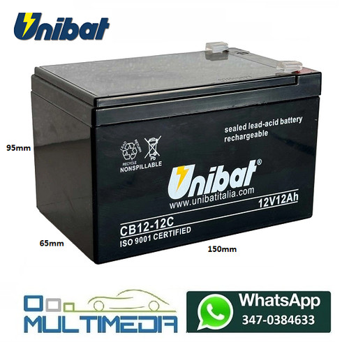 Batteria unibat vrla piombo - al,