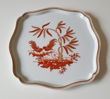 Piatto centro tavola Richard Ginori 'Galli rossi'