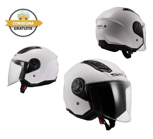 Casco ls2 airflow bianco - casco,