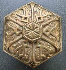 Norwalk? Antico pomello esagonale vittoriano C-10900 ~1880