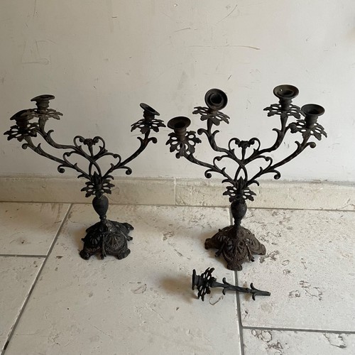 Coppia candelabri sacri - candelabri,