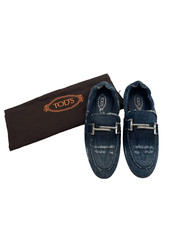 Ballerine Tod's blu denim da