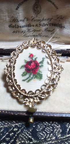 Spilla floreale vintage anni - floreale,