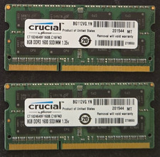 Laptop SODIMM RAM 16GB (2x 8GB