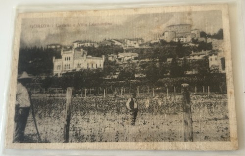 Cartolina gorizia villa - gorizia,