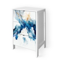 Cassettiera comodino Bianco