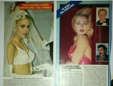 Clippings Valeria Marini Ritagli Di Giornale Anni 90 Novella 2000 Eva Express