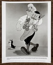 PINOCCHIO Foto Stampa Film Originale Walt Disney Animazione Cartone r84 Geppetto