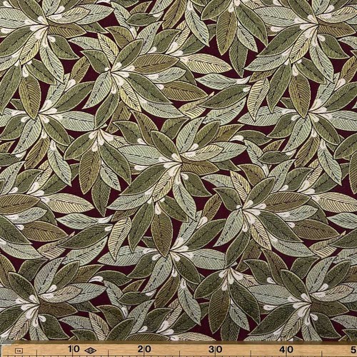 Tessuto gobelin foglie - tessuto,