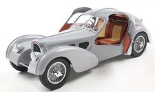 Bugatti Atlantic Type 57 SC 1937 Silver 1/18 - S1802106 SOLIDO