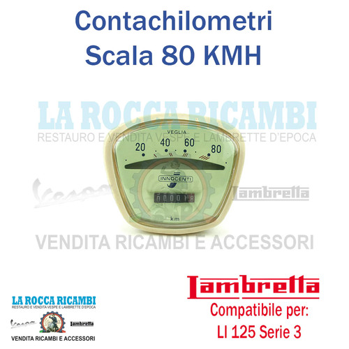 Contachilometri scala kmh - scala, 80