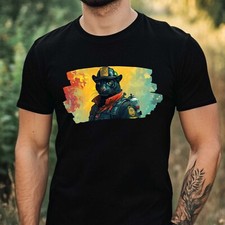 T-shirt uomo pantera come